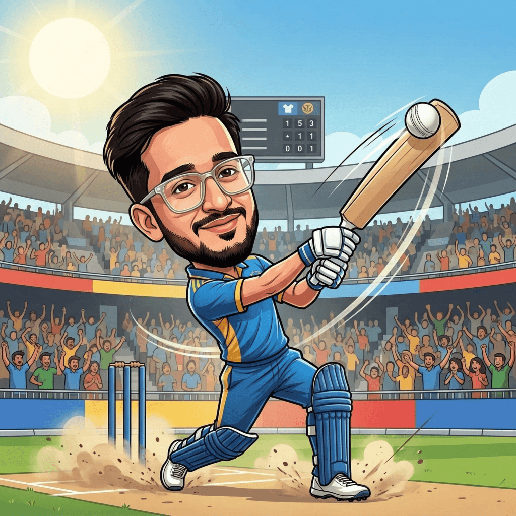 Aditya Pandey caricature