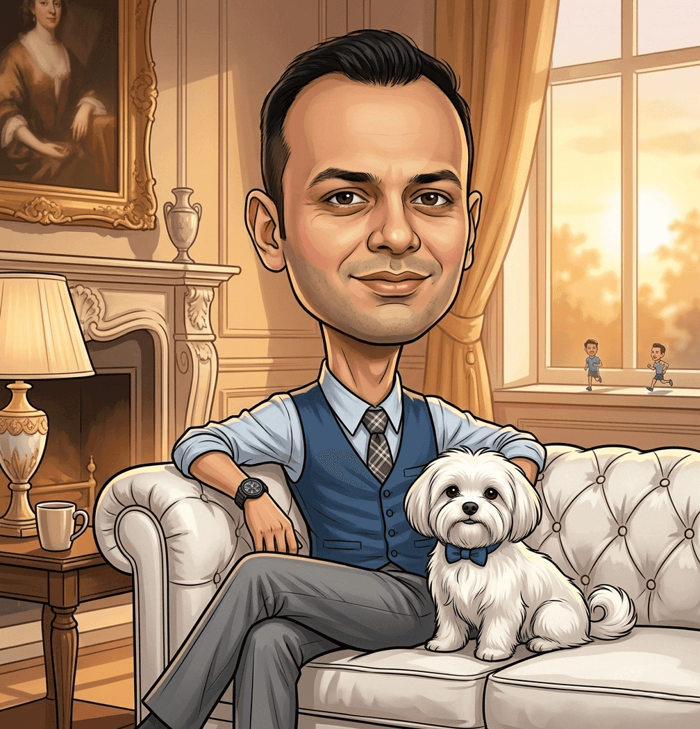 Saroj Simkhada caricature